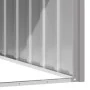 Gray galvanized steel dog house 116.5x153x81.5 cm by vidaXL, Dog kennels - Ref: Foro24-171543, Price: 116,24 €, Discount: %