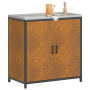 Gabinete de Almacenamiento para Cocina Oxidado 60 x 50 x 92 cm