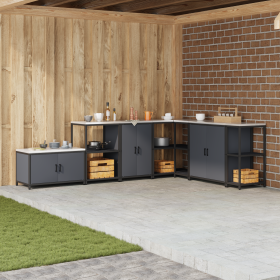 Gabinete de Almacenamiento para Cocina 60 x 50 x 92 cm