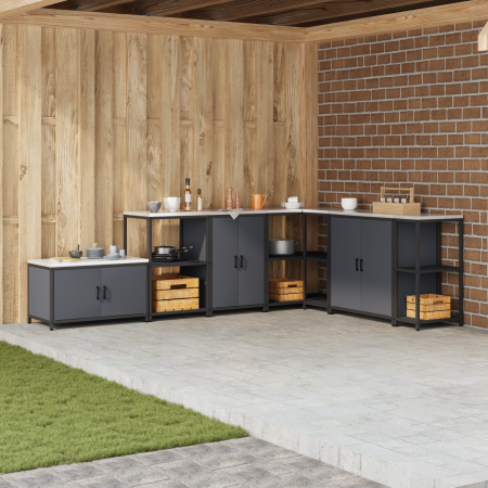 Gabinete de Almacenamiento para Cocina 60 x 50 x 92 cm