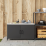 Gabinete de Almacenamiento para Cocina Negro 60 x 50 x 92 cm