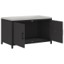 Gabinete de Almacenamiento para Cocina Negro 60 x 50 x 92 cm