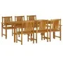 Juego de comedor de jardín 7 piezas madera maciza de acacia de vidaXL, Conjuntos de jardín - Ref: Foro24-3098680, Precio: 617...