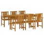 Juego de comedor de jardín 7 piezas madera maciza de acacia de vidaXL, Conjuntos de jardín - Ref: Foro24-3098680, Precio: 630...
