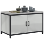 Gabinete de Almacenamiento para Cocina Plateado 60 x 50 x 92 cm