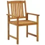 Garten-Essgruppe 7-teilig aus massivem Akazienholz von vidaXL, Gartensets - Ref: Foro24-3098680, Preis: 629,93 €, Rabatt: %