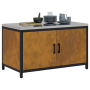 Gabinete de Almacenamiento para Cocina Oxidado 60 x 50 x 92 cm