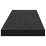 Tableros de Estante de Pino Negro - 4 Piezas de 40x10x1.5 cm en