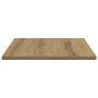 Tableros de estantería de, 4 piezas, roble, 40x40x1.5 cm, madera