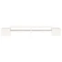 Solid white pine wood monitor stand 100x27.5x15 cm by vidaXL, Computer bases and risers - Ref: Foro24-813970, Price: 41,43 €,...