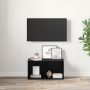 Gabinete de TV Roble negro Madera contrachapada