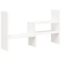 Solid white pine wood monitor stand (39-72)x17x43 cm by vidaXL, Computer bases and risers - Ref: Foro24-814010, Price: 27,23 ...