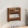 Armarios de zapato de pared Madera antigua 60 x 18 x 60 cm