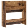 Armarios de zapato de pared Madera antigua 60 x 18 x 60 cm