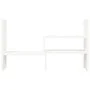 Soporte para monitor madera maciza pino blanco (39-72)x17x43 cm de vidaXL, Bases y elevadores para ordenadores - Ref: Foro24-...