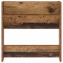 Armarios de zapato de pared Madera antigua 60 x 18 x 60 cm