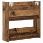 Armarios de zapato de pared Madera antigua 60 x 18 x 60 cm