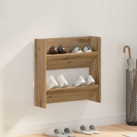 Armarios de zapato de pared Roble artisan 60 x 18 x 60 cm