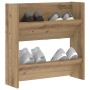 Armarios de zapato de pared Roble artisan 60 x 18 x 60 cm