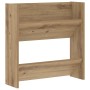 Armarios de zapato de pared 2 pcs Roble artisan 60 x 18 x 60 cm