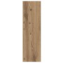 Armarios de zapato de pared 2 pcs Roble artisan 60 x 18 x 60 cm