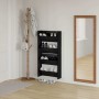 Armarios de zapato de pared 2 pcs Roble negro 60 x 18 x 60 cm