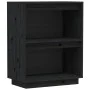 Konsolentisch aus massivem Kiefernholz schwarz 60x34x75 cm von vidaXL, Sideboards - Ref: Foro24-813823, Preis: 46,60 €, Rabat...