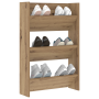 Armarios de zapato de pared Roble artisan 60 x 18 x 60 cm