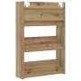 Armarios de zapato de pared Roble artisan 60 x 18 x 60 cm