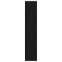 Armarios de zapato de pared Roble negro 60 x 18 x 60 cm