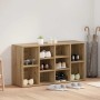 Banco para zapatos con estante Otro Roble artisan 103 x 30 x 55