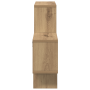 Estante de pared con estante Roble artesanal 82 x 15 x 51 cm