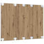 Mueble de TV de Pared Roble artesanal 120 x 23.5 x 90 cm