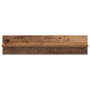 Estanterías de pared 2 pcs Madera envejecida 80 x 11.5 x 18 cm