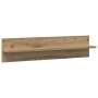 Estanterías de pared 2 pcs Roble artesanal 80 x 11.5 x 18 cm