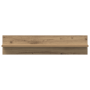 Estanterías de pared 2 pcs Roble artesanal 80 x 11.5 x 18 cm