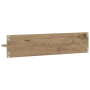 Estanterías de pared 2 pcs Roble artesanal 80 x 11.5 x 18 cm