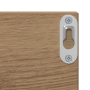 Estanterías de pared 2 pcs Roble artesanal 80 x 11.5 x 18 cm