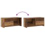 Soporte de TV Madera antigua Madera contrachapada
