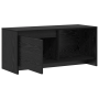 Soporte de TV Roble negro Madera contrachapada