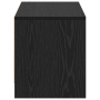 Soporte de TV Roble negro Madera contrachapada