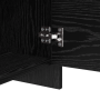 Soporte de TV Roble negro Madera contrachapada