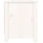 Schuhschrank aus massivem weißem Kiefernholz, 70 x 38 x 45,5 cm von vidaXL, Schuhregale und Schuhorganisatoren - Ref: Foro24-...