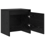 Armario de Noche Roble negro 45 x 34 x 44.5 cm