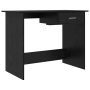 Escritorio Roble negro 100 x 50 x 76 cm Madera contrachapada