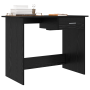 Escritorio Roble negro 100 x 50 x 76 cm Madera contrachapada