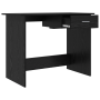 Escritorio Roble negro 100 x 50 x 76 cm Madera contrachapada