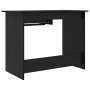 Escritorio Roble negro 100 x 50 x 76 cm Madera contrachapada