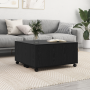 Mesa de Café Roble negro 75 x 75 x 38 cm Madera contrachapada