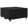 Mesa de Café Roble negro 75 x 75 x 38 cm Madera contrachapada